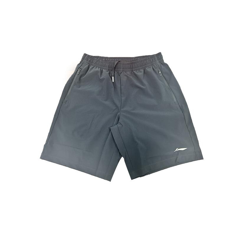 

Li Ning Мужские тренировочные шорты серии Fitness прямого кроя, удобные повседневные шорты, мужские шорты темно-синие YKSV841-2 M