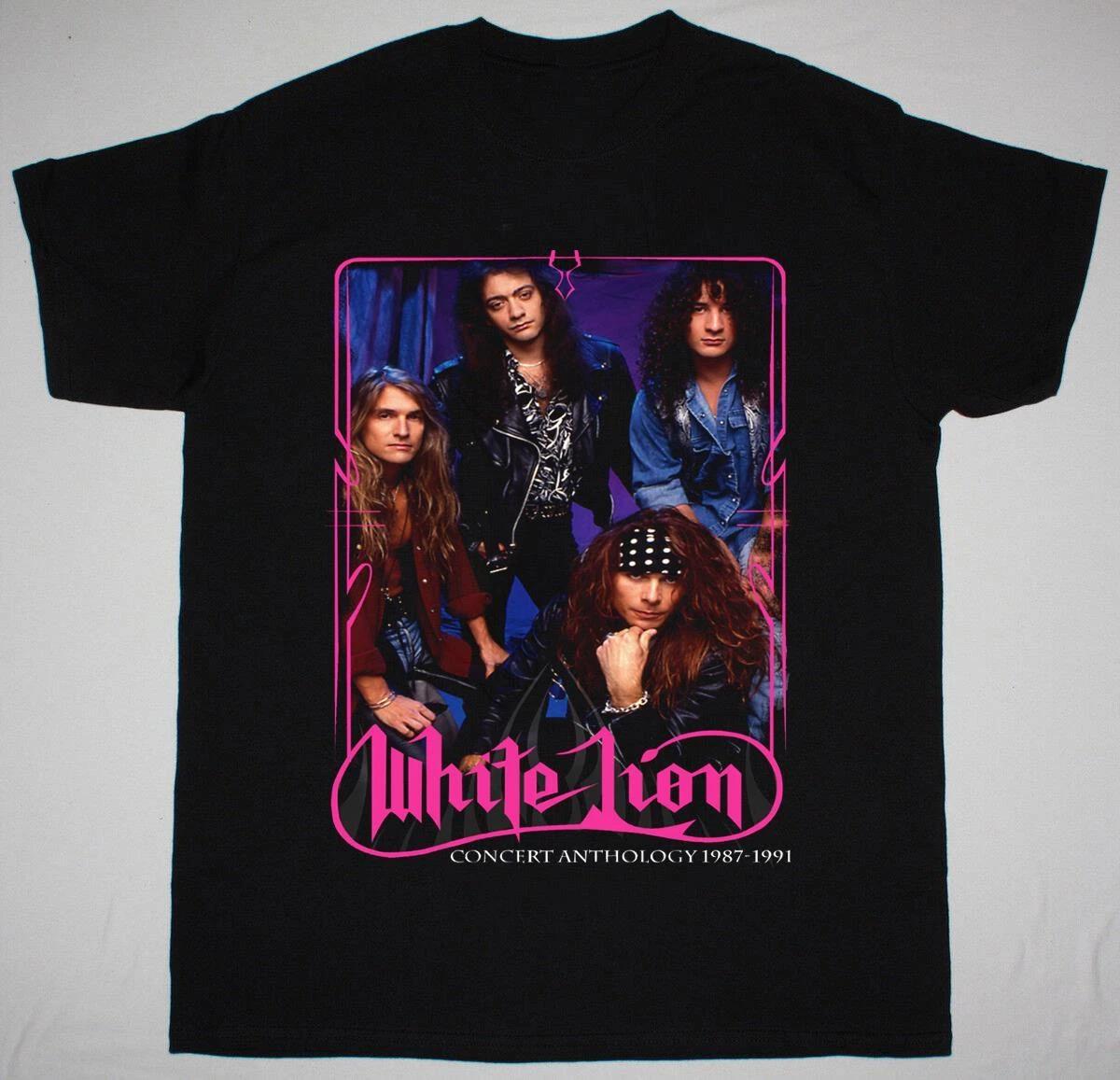 White Lion Shirt - White Lion Black All Size Shirt XL