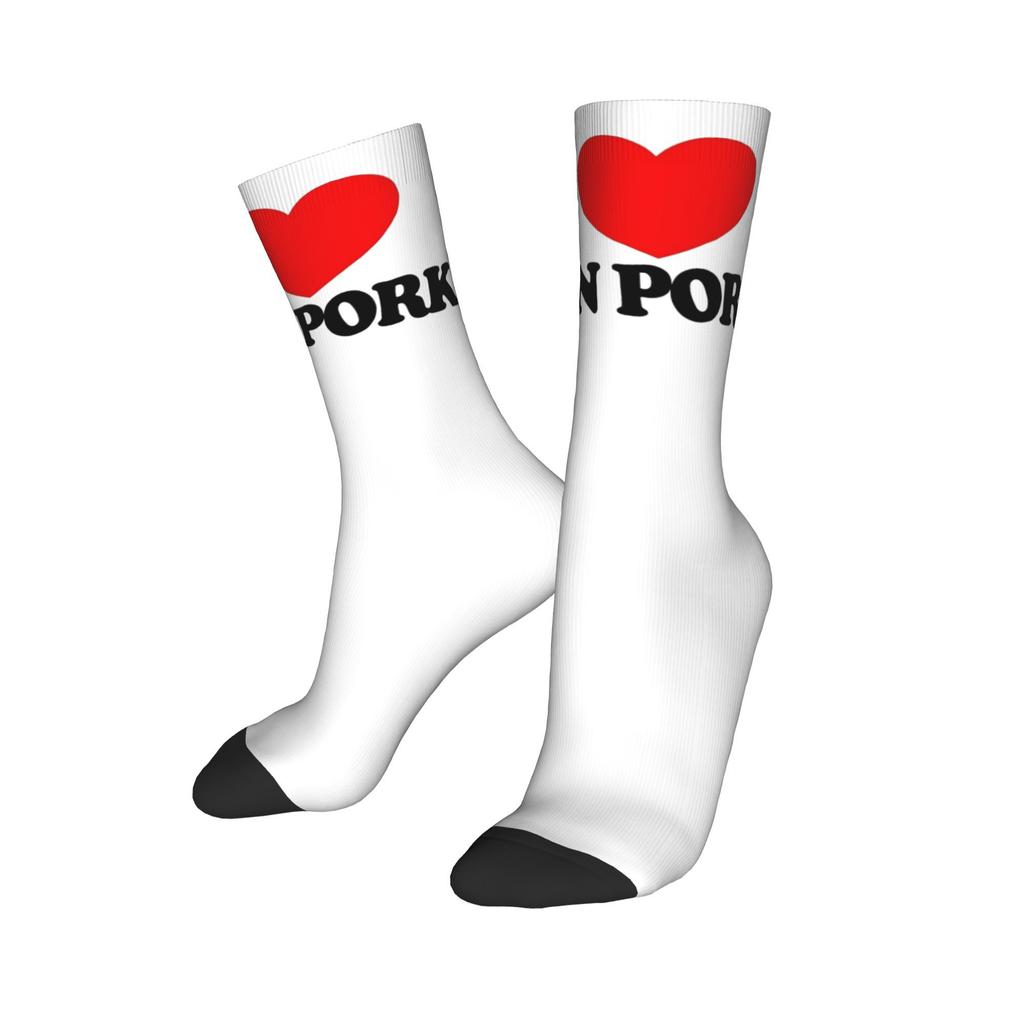 Men Women John Pork Is Calling Funny Meme Accessories Socks  Sweat Absorbing Socks Fashion For Sports Wear