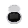 Specchio per Testare la Protezione Solare con Fotocamera Specchio Ingranditore 2X Specchio per Trucco Portatile con Luce LED per Viaggi Pelle