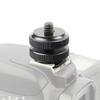 Universal 1/1 Hot Shoe Mount Phone Holder Dual Nut Cold Shoe Adapter Bracket Double-Layer Camera Hot Shoe Adapter Accessories