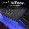 Mechanic Craft Works Jimny Sierra MT Floor Perfect 3D 1st and 2nd Row Interior CRAFT WORKS JB64 JB74 W [Automotive Supervised] Mats, Waterproof,