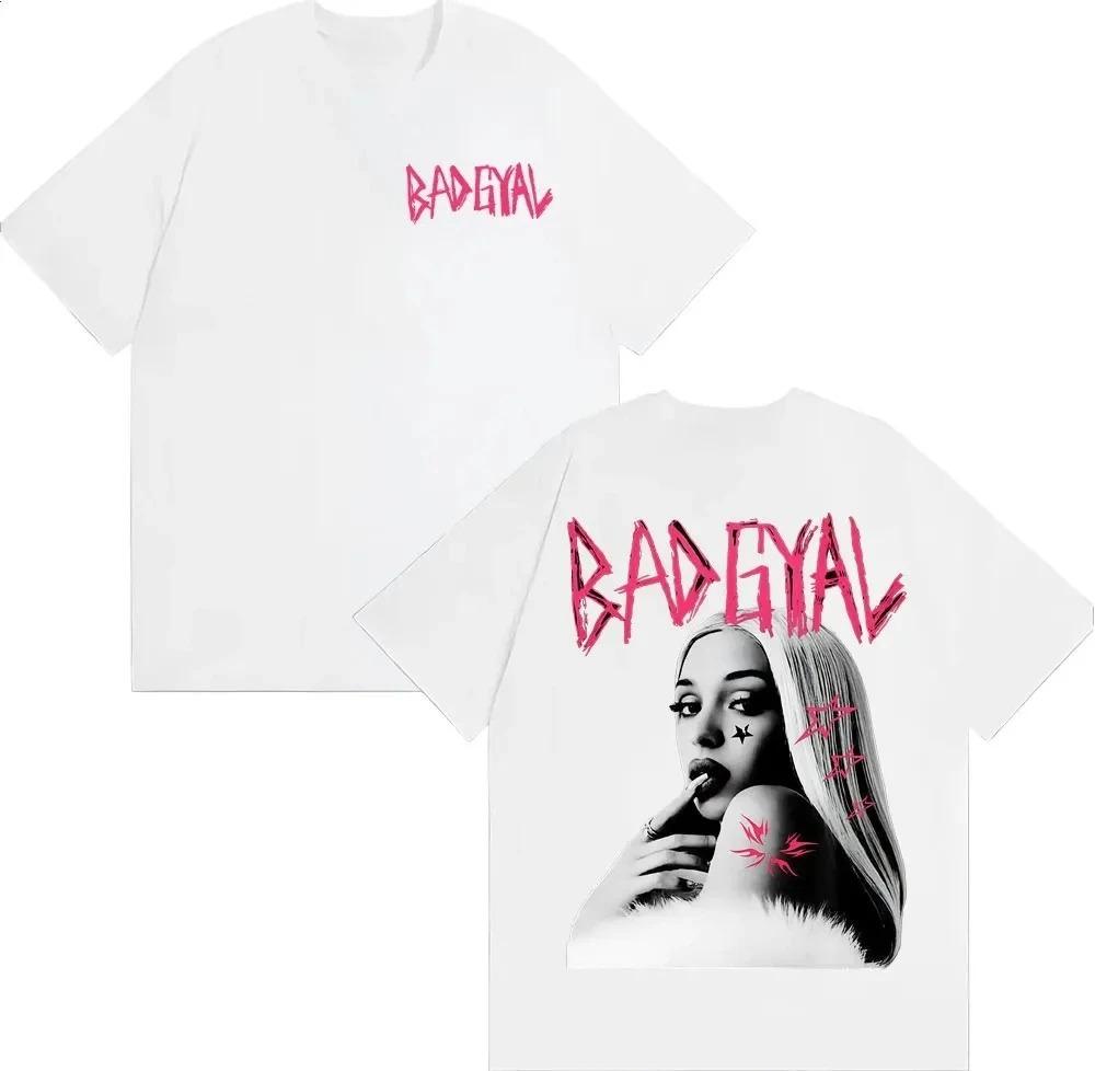2026 Singer Bad Gyal Album Stampa Grafica Maglietta Uomo Donna Abbigliamento Moda Hip Hop Retro T-shirt Cotone T-shirt Streetwear