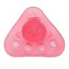 Finger Stretcher TPR Triangular Ball Grip Strength Trainer Hand Elasticity Exercise Toy Pink