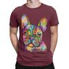 French Bulldog Colorful Novelty 100 Cotton TShirt French Bulldog Tees Tops For Unisex