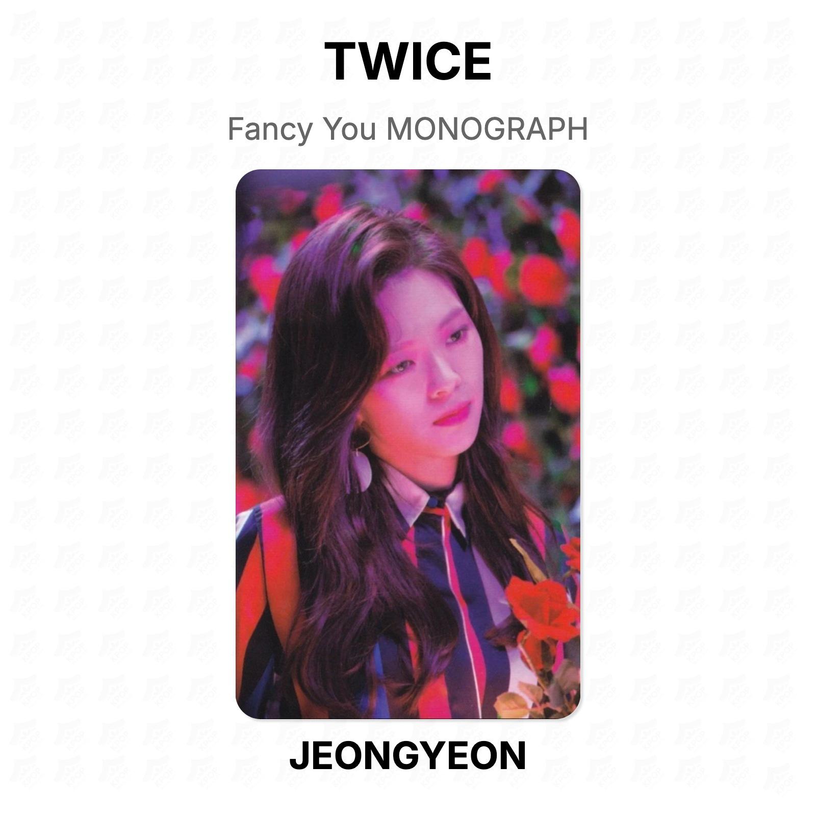 TWICE Fancy You MONOGRAPH Official Photocard JEONGYEON