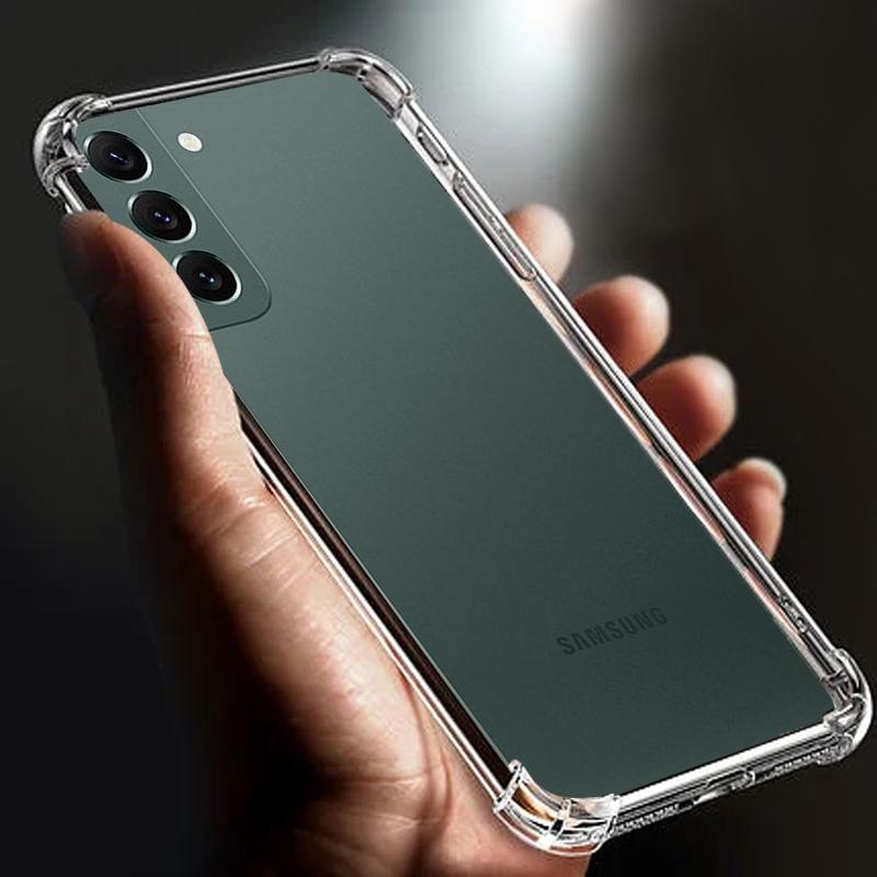 

Clear Soft Tpu Phone Case For Samsung Galaxy S22 plus 5g Thickened Airbag Shockproof Transparent Back Cover S 22 pro cases 6.6