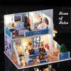 Doll House Furniture Diy Miniature 3D Wooden Miniaturas Dollhouse Toys for Children Birthday Gifts Assemble Casa Toys