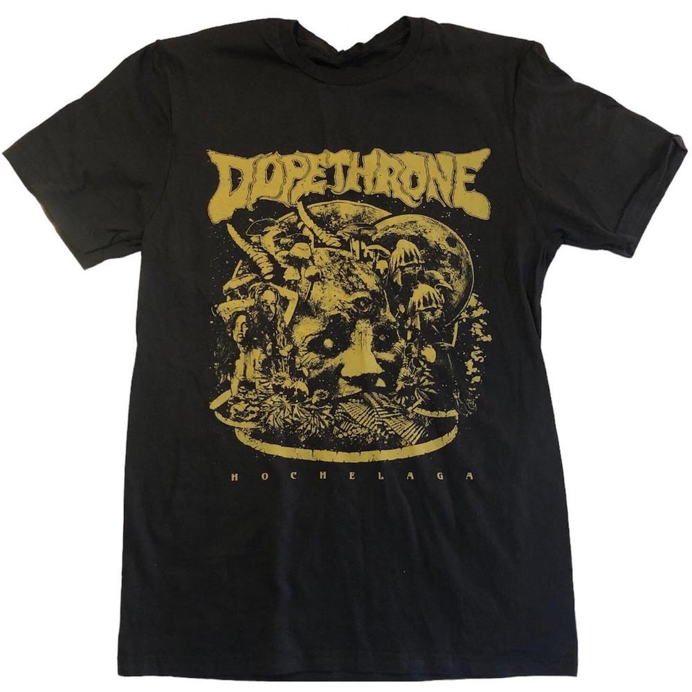 

Винтажная футболка Dopethrone для любителей музыки, хлопок, черная, унисекс, полный размер XXL