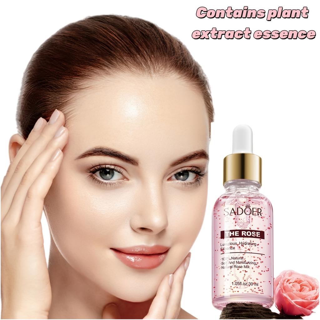 Planteekstraktserum med Aloe Vera - Hypoallergenisk Parfymefri Fuktighetsgivende Ansiktsessens, Fuktighetsgivende Ansiktsserum