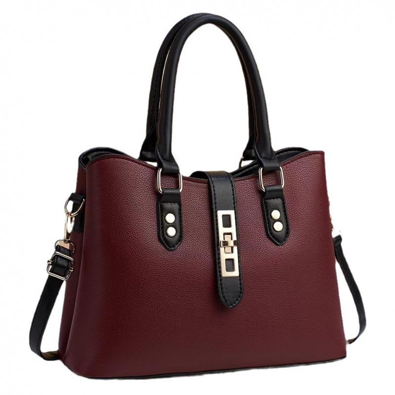 Vielseitige Handtasche lässige Mode Umhängetasche temperamentvoll atmosphärisch Messenger Bag trendige Damentasche