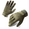 Protective Gloves Full Finger M Size Microfiber Leather Breathable Wind Proof Riding Gloves for Outdoor Training OD