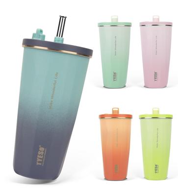 Trending On Social Tumbler with Stainless with Vacuum Keeps Drinks Hot or Direct Large Available In Multiple 2025 Upgraded Edition Media Straw,