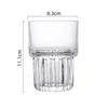 155ml/250ml/316ml Coffee Mug Heat-Resistant Glass Cups Transparent Tea Mug Water Cup for Drinking Milk Juice Tumblers Gift Glass