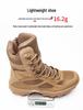 Stivali Militari Tattici Resistenti all'Usura Antiscivolo da Uomo - Scarpe da Montagna Desertiche Outdoor ad Alta Caviglia, Taglie Grandi.