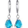 Inlaid Pink Zircon Women'S Earrings Women'S Engagement Jewelry