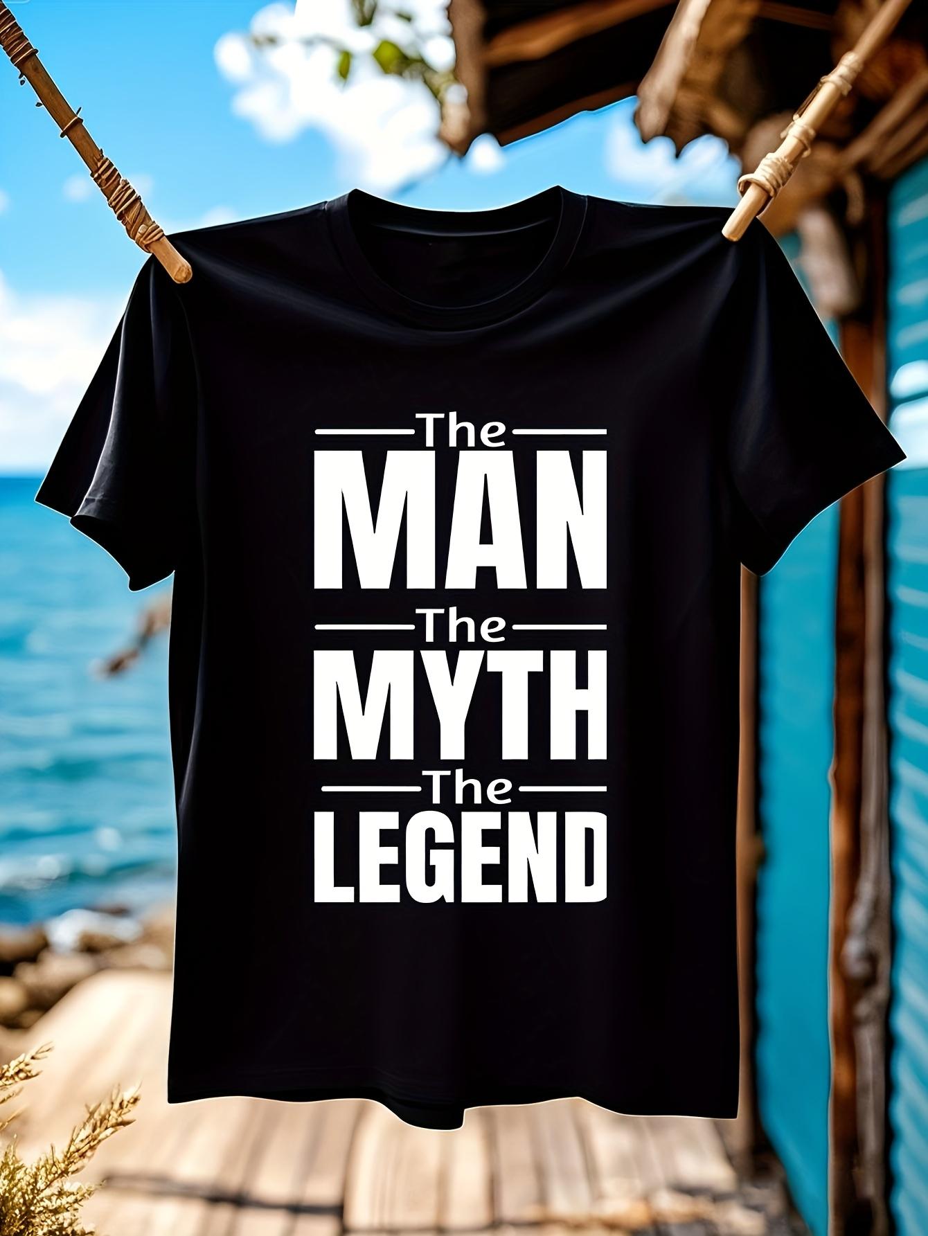 The for Man The Myth The Legend Graphic Tshirt Graphic Co... S