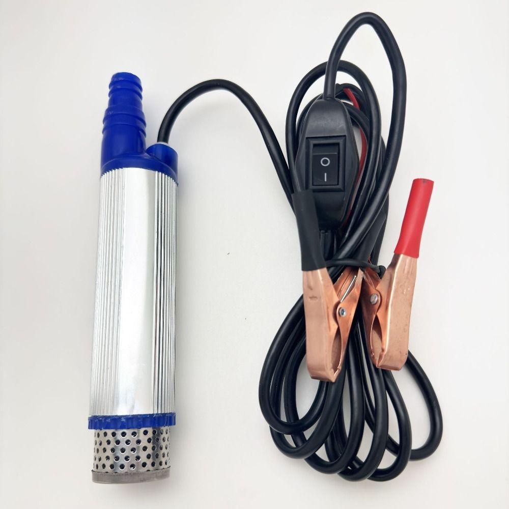 12V 24V Portable Mini Pump 38mm Transfer Pump Diesel Oil Pump  Outdoor Activities