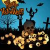 Halloween Horror Augapfel LED Lichterkette Batteriebetrieben Festivaldekorationen Spukhaus Requisiten für Halloween Partyzubehör