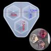Diamantberlock Silikonform Skärform Typ Epoxihartsform för DIY Hartsberlock Hantverk Smyckestillverkning Tillbehör