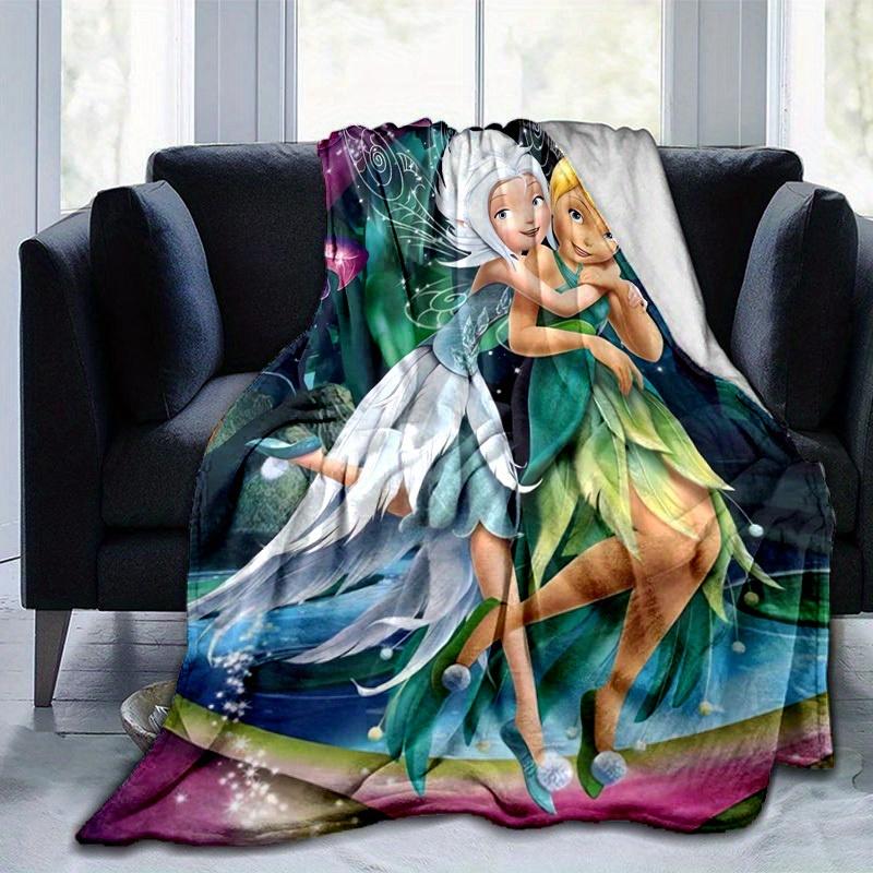 1pc. Cartoon Fairy Tale Blanket, Magical Forest Friends Throw for Home Decor, Gift Idea, All Seasons Use, Soft and Cozy Bedding Cover, Room Decoration