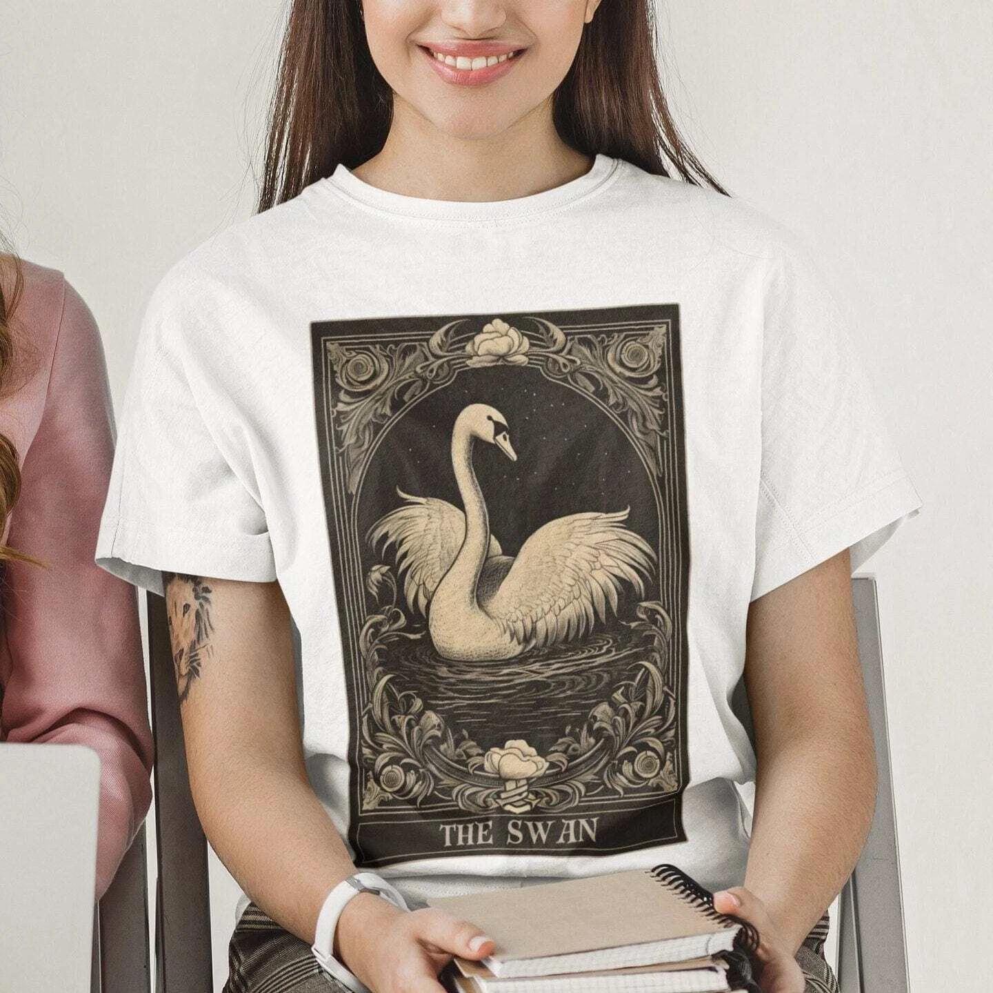 The Swan Tarot Card Shirt L
