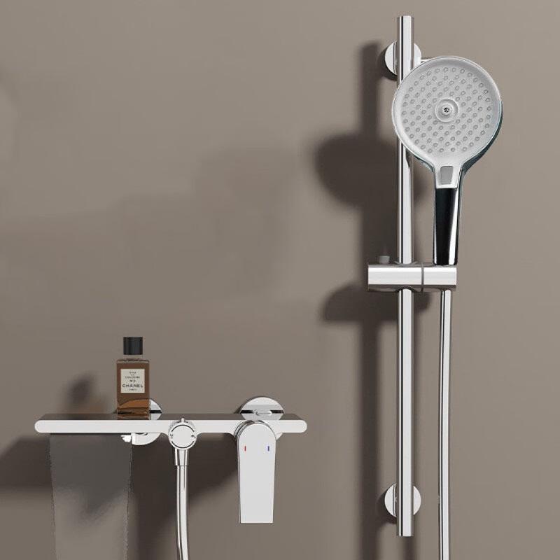 Зеркальный Дождь Медный Смеситель для Ванны и Душа