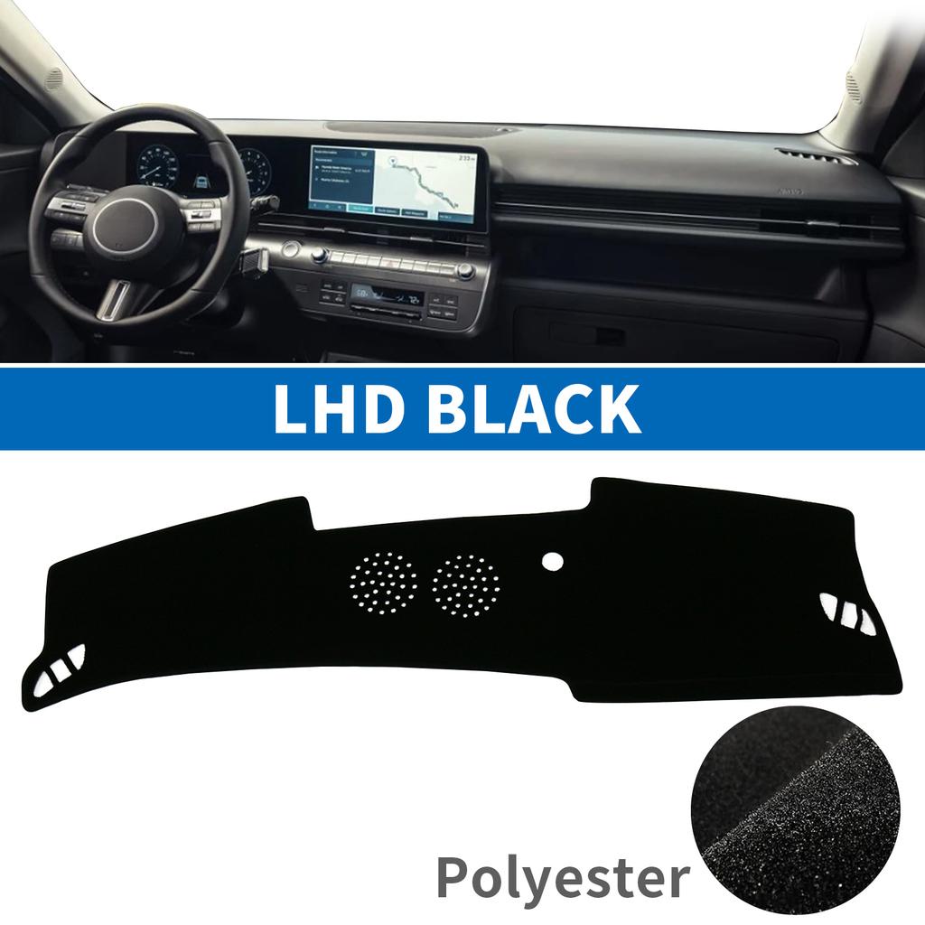 For Hyundai Kona 2024 2025 2026 (Without HUD) Accessories Sunshade Protective Carpet Dash Pad Dashmat Car Dashboard Mat