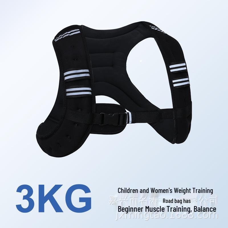 Men s Tactical Training Weighted Vest - 3-5-10KG Hidden Weight Sandbag for Running & Fitness