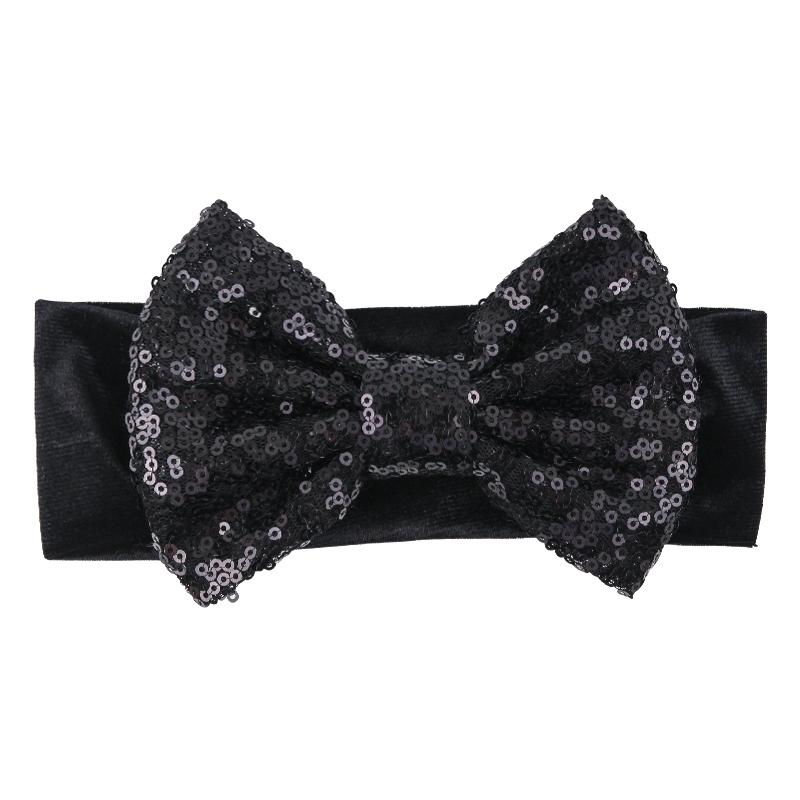 Baby Soft 5" Hair Bow Headband Kids Girls Velvet Headwrap Turband Toddler Photo Pro DIY Hair Accessories