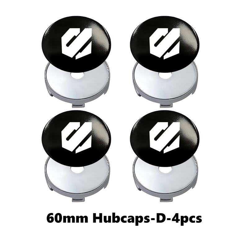 For Toyota 4pcs 56/60mm Car Wheel Center Cover Sticker Tire Hub Cap Badge Covers Alphard GR Gazoo Racing Camry Corolla RAV4