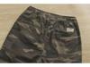 Shawn Yue Men's Loose Straight Camo Cotton Shorts - Elastic Waist, Casual Retro Design.