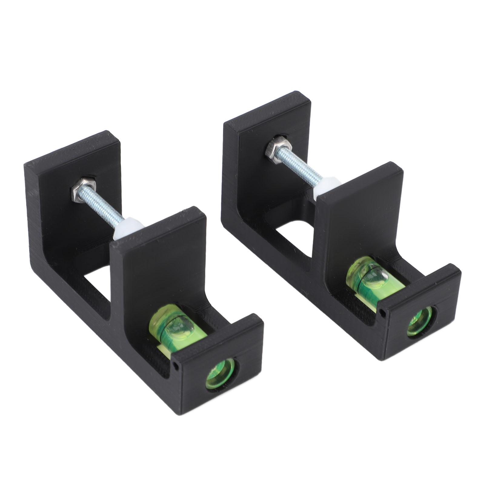 

2PCS Стрільба з лука Настроювальний рівень PE Iron Багатофункціональний набір бульбашкового рівня для третьої осі Лука Струна для