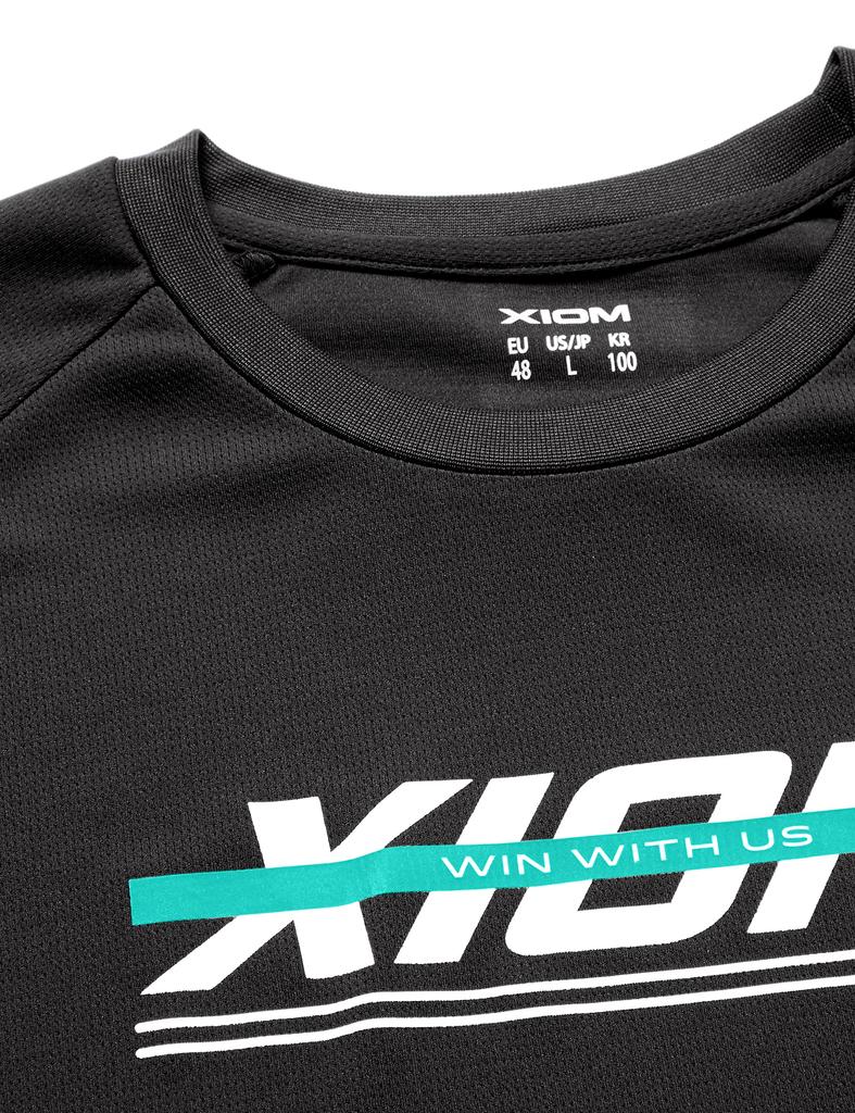 Exion Color Line Größe L T-Shirt, Schwarz,