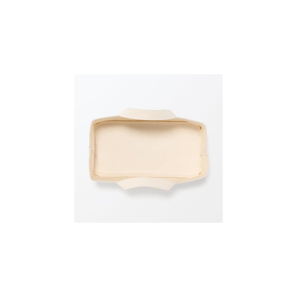 MUJI Cotton Canvas Soft Box with Handle, Slim Small, Approx. W37 X D185 X H16cm, Item No. 23089999,