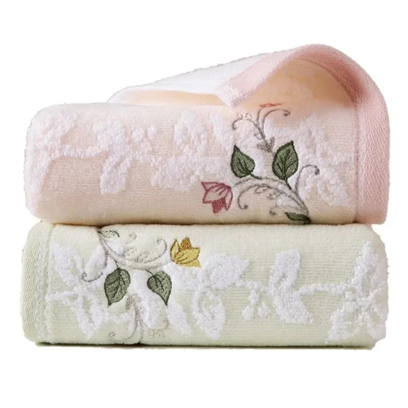 High Quality Cotton Towel Embroidered Men's and Women's Towel Hotel Towel Adult Soft Absorbent Household Wash Towel