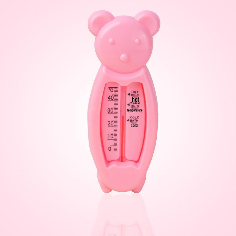 Cartoon Bear Baby Bath Thermometer: Anti-Scald, Multi-Functional Temperature Gauge for Newborns