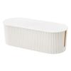 Modern Multi-Purpose Cable Management Storage Box Ivory