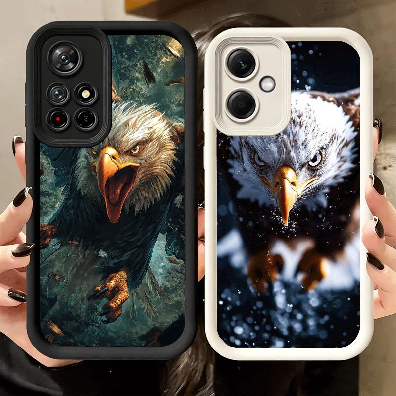 Phone Case for Xiaomi Redmi Note 15 14 13 Pro Plus Bald Eagle Cool Shell 12S 11 11S 11T 5G 14S Soft Silicone Funda