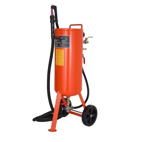 VEVOR 37,9 L Hochleistungs-Sandstrahlgerät 60-110 PSI mit 2 Düsen & 7,5 ft/228,6 cm Schlauch