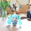 Anime plyšová hračka Hatsune Miku KAITO MEIKO Luka Kagamine Rin Len Figurka Plyšová panenka Kawaii Q verze Klíčenka Přívěsek na tašku Dárek