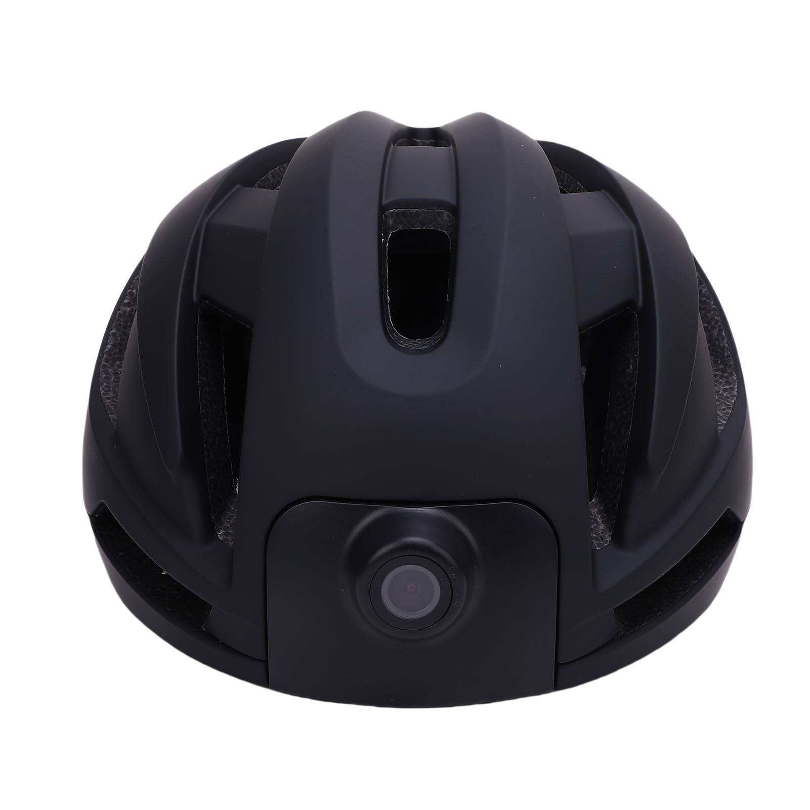 

Bike Helmet with Bluetooth Camera 1080P HD Video Recorder WiFi Smart Cycling Helmet with Rear Light Music Player Remote чёрный