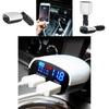 Car Charger With Led Voltage Current Display Dual Usb Fast Charging For Travel And Commuting