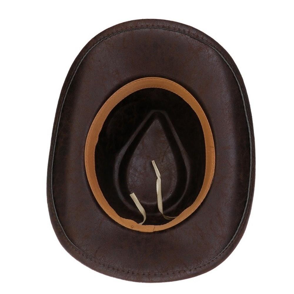 Studded Bullhead Western Cowboy Hat Vintage Jazz Hat Vintage Sombrero Hat  Costume Party