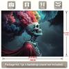 Party Backdrop Smoking Skull Smoke Canvas Seasons Event Event Backdrop Decoration Party Decor