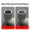 4/6-points Double Head Water Pipe Inner Hole Wire Opener, Electric Drill Compatible Hexagonal Universal Water Pipe Tapping Tool