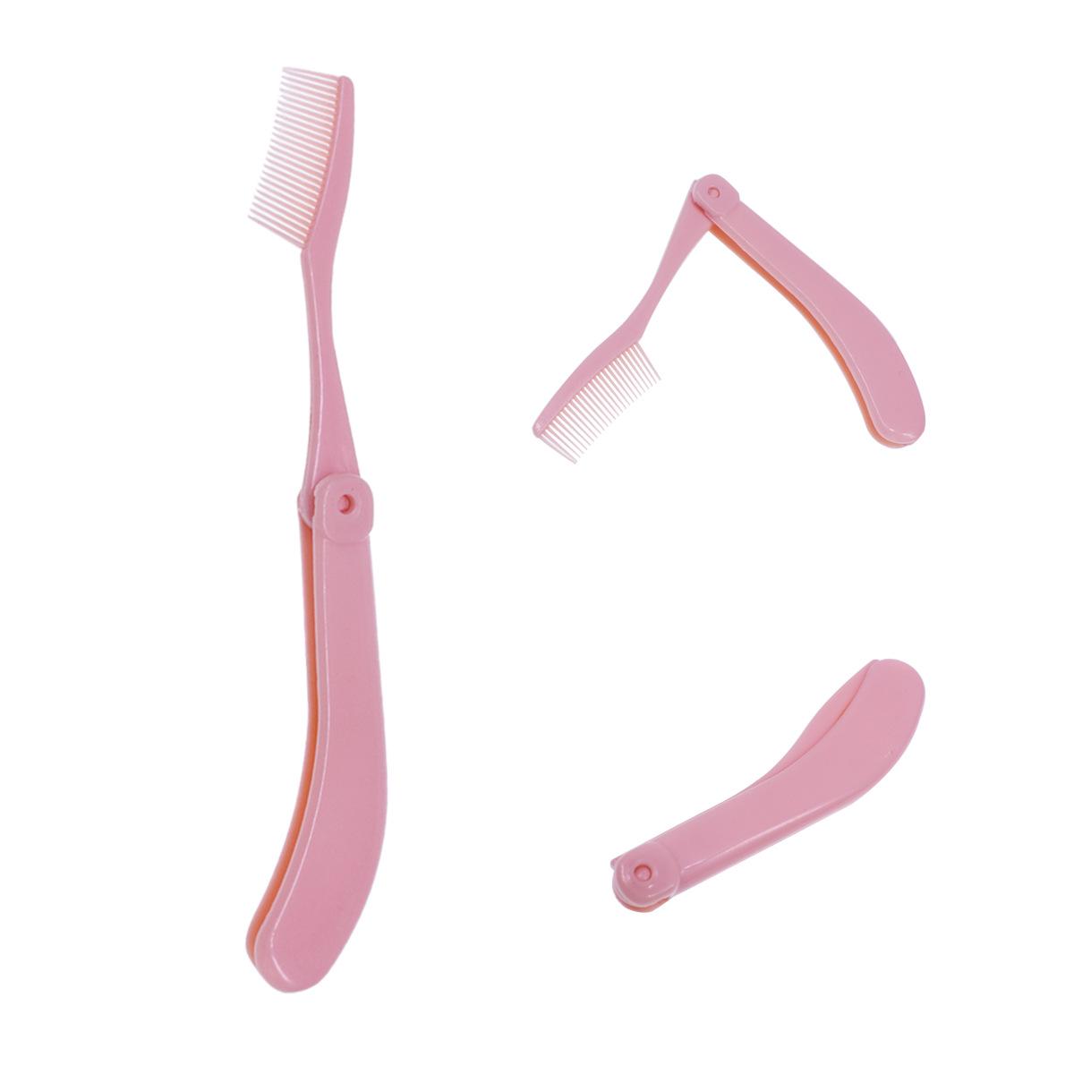 

Foldable Plastic Eyelash and Eyebrow Comb Random Color
