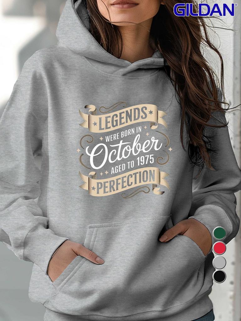 Legends Born October 1975 women's hoodies