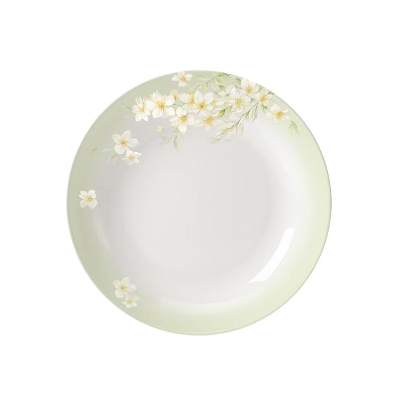 NINE CRANES Jingdezhen Light Luxury Bone China Dinner Plate Set