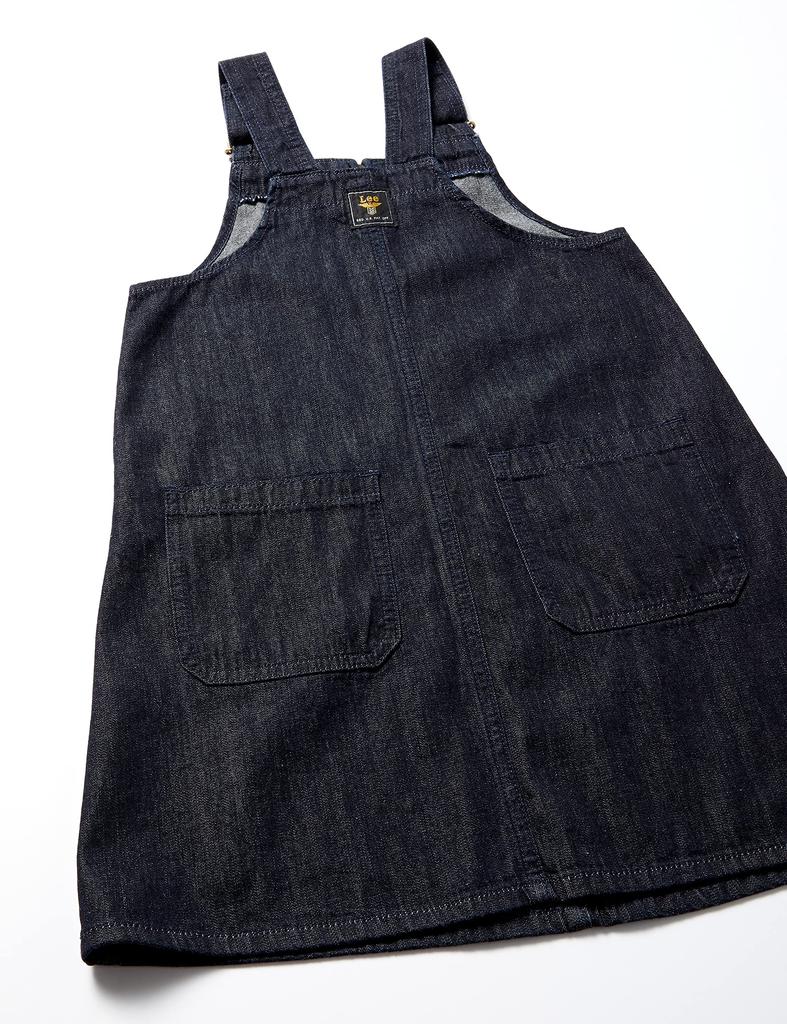 Lee Military Salopette Skirt Size 130 Girls' Overalls, Blue,